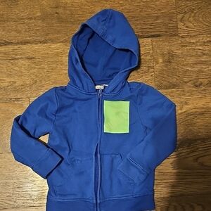 Puma Kids Royal Blue Hoodie outerwear Jacket Toddler Size 4 Boy Girl Coat